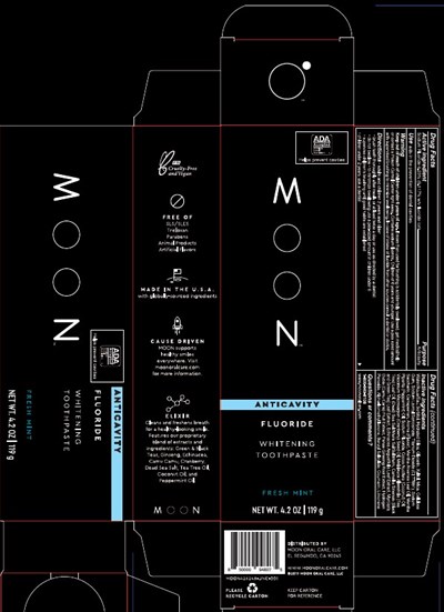 Outer - Moon ADA Fluoride Whitening Toothpaste